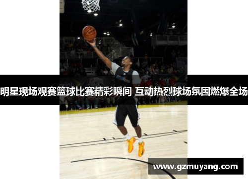 明星现场观赛篮球比赛精彩瞬间 互动热烈球场氛围燃爆全场